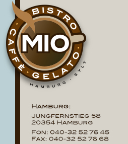 Mio, Jungfernstieg 58, 20354 Hamburg, Tel: 040-32 52 76 45